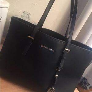 Michael Kors open top travel tote